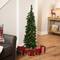 4ft. Pre-Lit Pencil Alpine Artificial Christmas Tree, Clear Lights